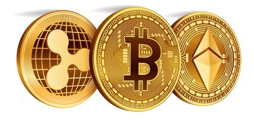 Pièces cyptomonnaie